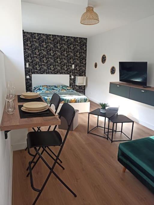 Superbe Appt Avec Cour Et Parking Gratuit A 5Min De La Cite Medievale Carcasona Exterior foto